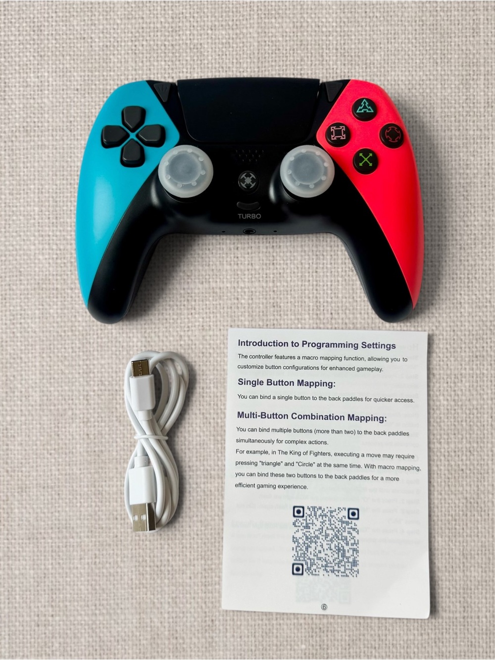 Replacement for PC Controller, No Drift Wireless Gamepad with Back Paddles NEW